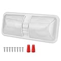 ULITECO RV Light Interior, RV Ceiling Light 12V, 4500K 1100LM RV Led Lights Fixtures,7W Camper Lights with Switch for RV Trailer Camper Boat Car (Natural White, 1PCS)