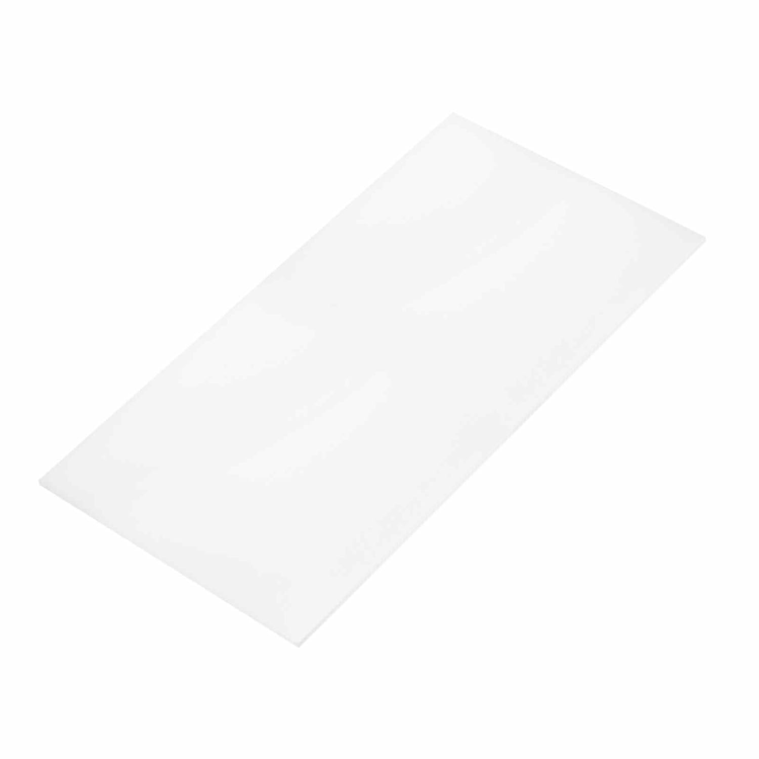 DMiotech 12 x 24 x 1/2 Inch Plastic UHMW Sheets, Ultra High Molecular Weight Polyethylene, Opaque White Polyethylene Board for Automotive, Chemical, Manufacturing, DIY Home Kitchen