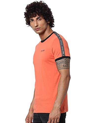 Image of JACK & JONES Men's Solid Slim Fit T-Shirt