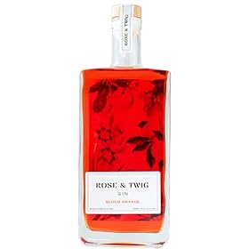 Indulge in the Exquisite Rose & Twig Blood Orange Gin – Order Your Handcrafted 700ml Bottle Today!