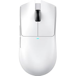 ATTACK SHARK X11 SE Draadloze Gaming Muis, PixArt PAW3311 Gaming Sensor, BT/2.4G Draadloos/Bedraad, 22000 DPI, 65 Uur Batterij, Kantoor- en Muis voor Win11/Xbox/PS/Mac (Wit)