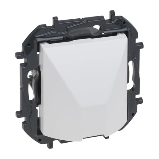 LEGRAND Salida de cable componible para instalación empotrada, Gama Niloé Step, Color Blanco, 398209B