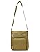 Oakarbo Nylon Crossbody Purse Multi-Pocket Travel Shoulder Bag (1301 Camel)