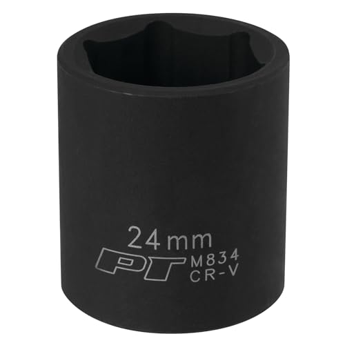Image of Performance Tool M834 1 /2 Drive 6-Point Impact Socket, 24mm