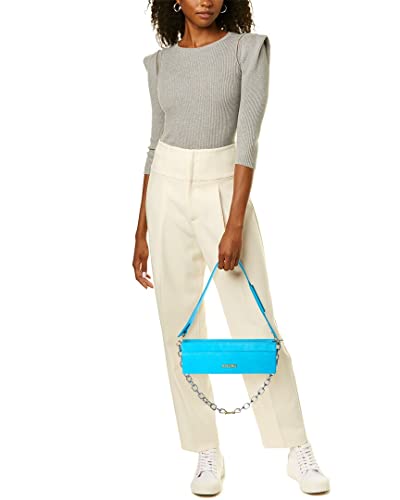 Le Sac Ciuciu Leather Shoulder Bag, Blue4