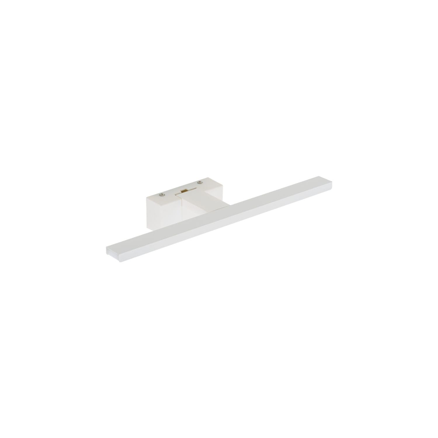 Licht-Erlebnisse LED Wandlampe Bad IP44 Weiß B: 40 cm länglich 4000 K 650 lm neutralweiß schmal Modern Aluminium Spiegelleuchte Badleuchte Wand