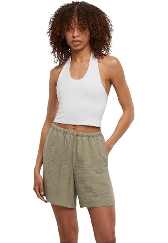 Ladies Basic Neckholder Jersey Top T-Shirt Style Urbain Femme