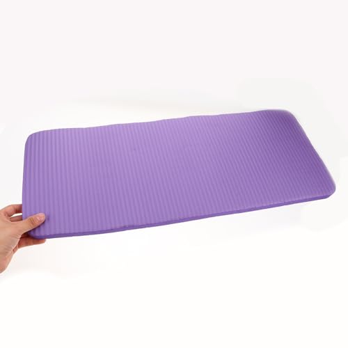 Almohadilla soporte para yoga para rodillas y codos, antideslizante, color violeta miniatura 4
