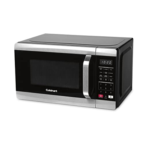 Cuisinart CMW-70 Stainless Steel Microwave Oven, Silver & Cast-Iron Double Burner, 11.5"(L) x 19.5"(W) x 2.5"(H), Silver - Image 5