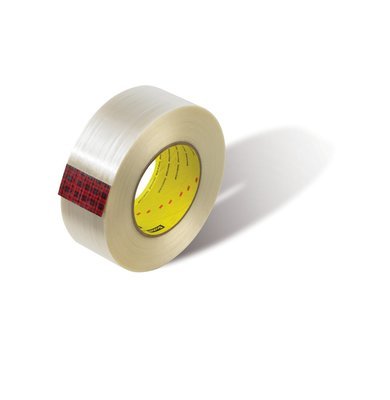 3M Scotch 8919MSR Clear Filament Strapping Tape - 72 mm Width x 55 m Length - 7 mil Thick - 74055 [PRICE is per CASE]