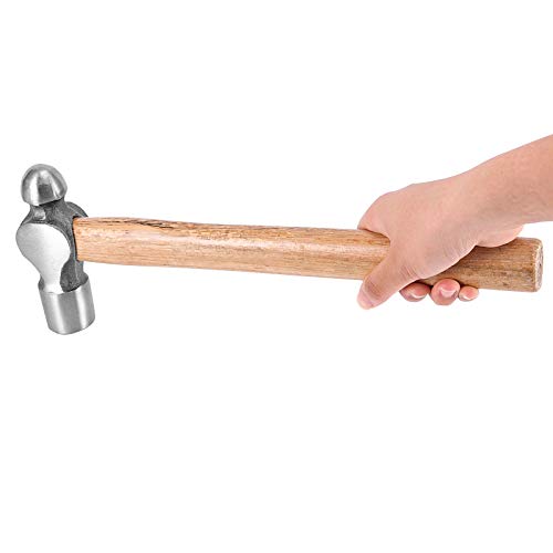 ZEONHEI 3 PCS 16 24 32 Oz Ball Peen Hammer with Shock Reduction, Chasing Hammer Rugged Ball Pein Hammer with Hickory Wood Handle