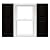Mid America Raised Panel Vinyl Shutters (1 Pair) - 14.75 x 67 002 Black