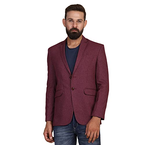 Image of TAHVO Grey Notched Lapel Blazer with Hanky