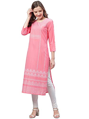 Image of Vaamsi Women's Crepe Regular Kurta