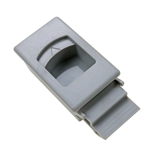 Poignée dissimulée moderne grise en plastique boucle de boîte PA ABS MOBYAT