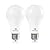 Great Eagle Lighting Corporation 40/60/100W Equivalent 3-Way A19 LED Light Bulb 3000K Soft White Color (2-Pack)