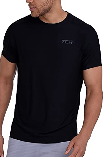 TCA Galaxy T-Shirt de Sport pour Homme - Maillot de Course à Manches Courtes - Gym T Shirt - Vêtements de Fitness