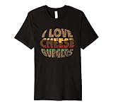 I Love Cheeseburgers Shirt Distressed Graphic Tee