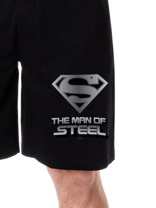 DC Comics Mens' Superman The Man of Steel Character Sleep Pajama Shorts2