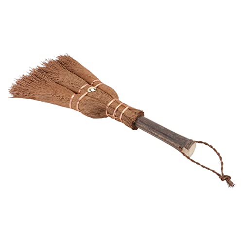CLISPEED Multifunctional Small Broom Natural Material Asian Broom Mini Cleaning Brush Desktop Tool