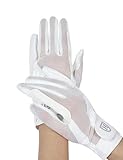 Harrison Howard Lightweight Horse Riding Gloves Comfortable Grip for Running, Cycling or Gardening New White L