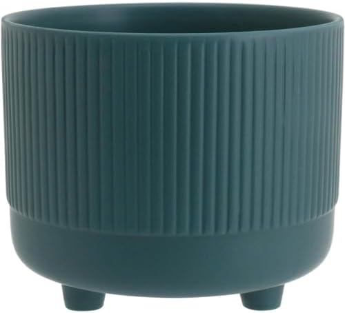 CACHEPÔ 11x13x13cm CERÂMICA VERDE