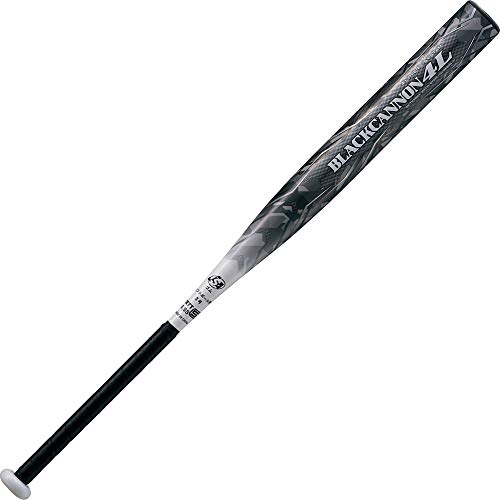 ZETT ソフトボール バット ブラックキャノン 3号用 カーボン製 -4L 84cm ブラック BCT53884