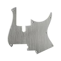 Single-ply silver anodized aluminum pickguard Mounting screws included Brushed finish and round edges For 4-string Yamaha BB234, BB434, BB734A, and BBP34 Bass guitars; will NOT fit left-handed, five-string or older Yamaha bass models. Modeled after t...