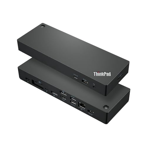 Puerto Lenovo ThinkPad Universal Thunderbolt 4 Dock 8K 40B00135 con cables de vídeo