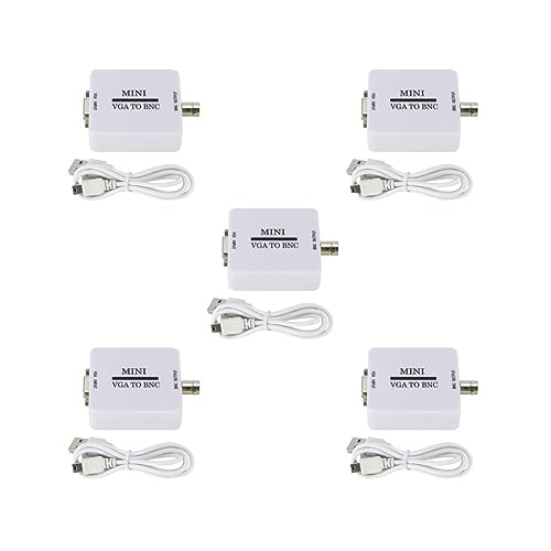 Convertisseur Mini VGA vers BNC pour brancher un PC sur une télévision de salon ou écran HDTV