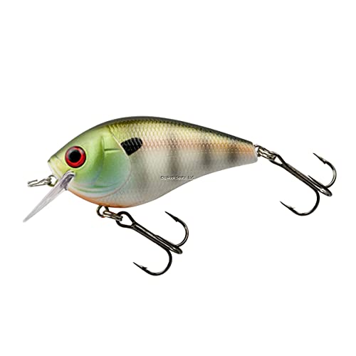 BooyahXCS Series Silent Square-Lip Crankbait Bass Fishing Lure, Perch, 2 3/4"