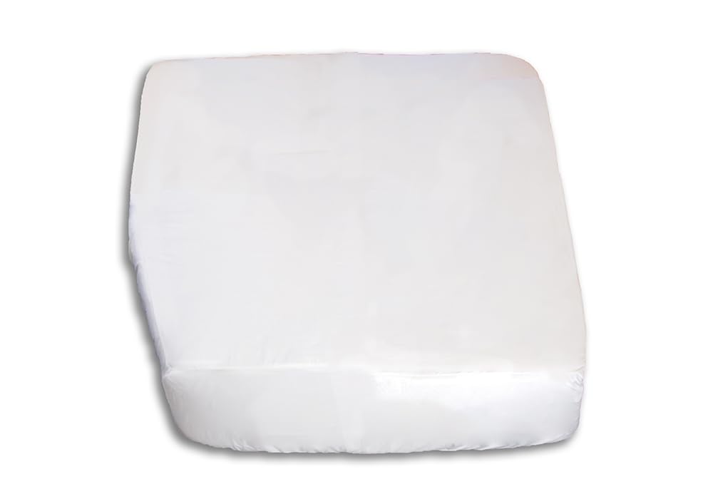Z C Est. 2006 Jonic White Jonic Essentials Motorhome Caravan Bedding Fitted Sheet For Left Hand Cut Off Shaped Motorhome Caravan Mattress Beds, Luxury Polycotton 200 Tc, Elasticated All Around, Made In Uk (137/190/30Cm) Size 40