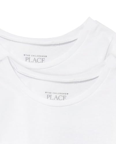 Image of The Children's Place Baby Girls' and Toddler Basic Short Sleeve Layering T-Shirts