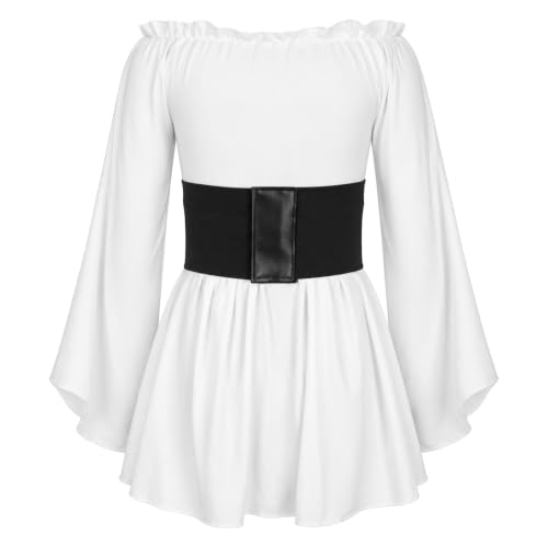 Girls Corset Dress Halloween Off Shoulder Bell Sleeve Funny Mini Dresses - image 5