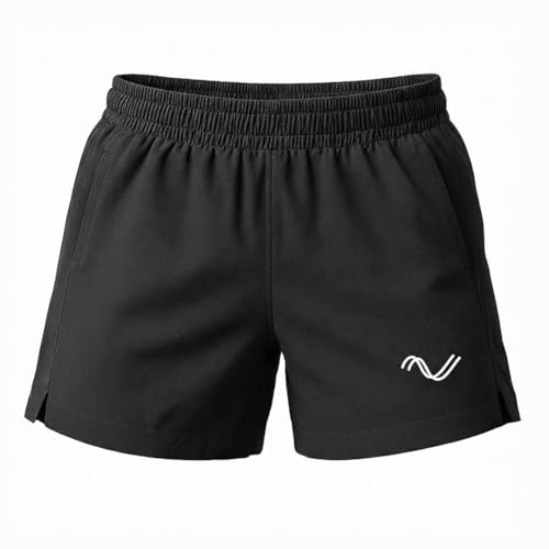 Image of SLOVIC Running Shorts for Men | Durable Gym Shorts for Men Workout | Breathable Mens Running Shorts with Phone Pocket | Ideal for Sports, Gym, Home Comfort | Black