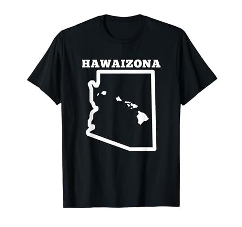 Jeu amusant sur les noms des États Hawaï Natif Arizona Snowbird T-Shirt