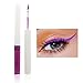 Eyret Liquid Eyeliner Colorful Eyeliners Neon Colored Quick-dry Eye liner Fluorescence Beauty Makeup Cosmetic for Women and Girls (7#Purple)