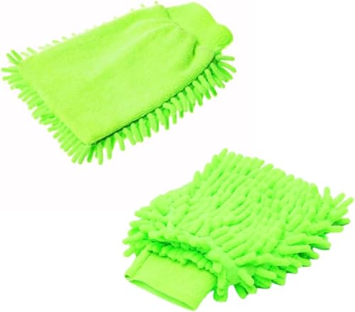 Luva de Microfibra Para Limpeza de Carro e Superficies Delicadas