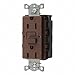 Straight Blade Devices, SNAP-Connect, AUTOGUARD, Self Test, GFCI Receptacle, 15A 125V, 2-Pole 3-Wire Grounding, 5-15R, Brown