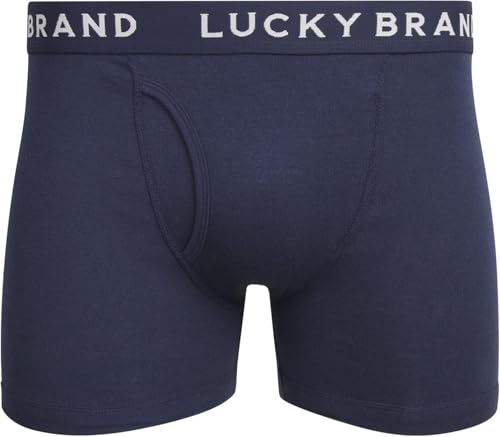 Lucky Brand Mens Boxer Briefs - 6 Pack Classic Mens Underwear Boxer Briefs with Functional Fly - Soft Cotton Boxers for Men4