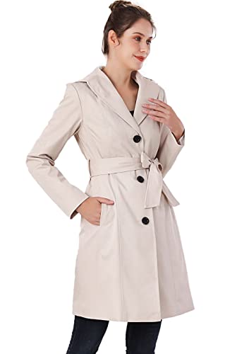 BGSD Women Aleah Waterproof Hooded Trench Coat - Regular & Plus Size2