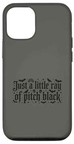 Just A Little Ray Of Pitch Black Halloween Goth Gothic Punk �X�}�z�P�[�X iPhone 12/12 Pro �p