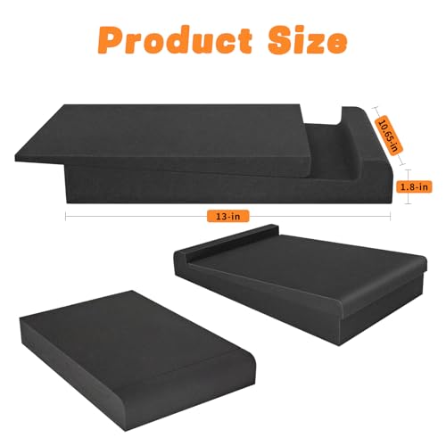Image of 2Pack Studio monitor isolation pads, High-Density Acoustic Foam,sound isolation pads for 5 Inch Monitors，13 inch X 10.65 inch X 1.8 inch，Fit Most Desktop Speakers And Studio Monitor (Isolation Pads, Pack of 2)