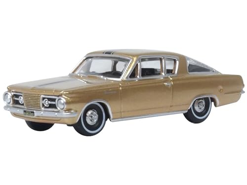 Modelo a escala Oxford Diecast 1965 Barracuda Gold Metallic