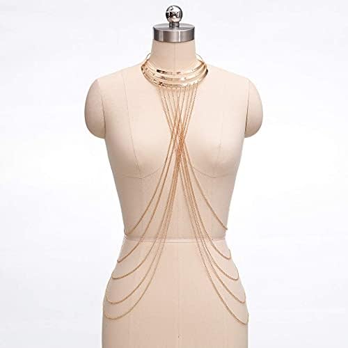 Nicute Gold Physique Chain with Necklace Layered Bra Chains Summer time Seaside Physique Jewellery for Ladies and Ladies 6 31uUciIq8CL. AC