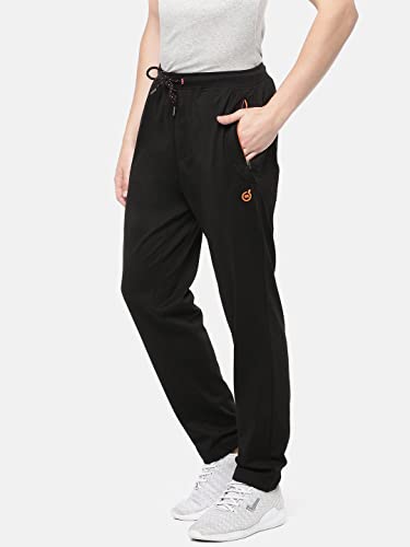 Image of Macroman M-Series Pro Lounger for Men in Cotton Poly Fabric Moisture-Wicking Casual Wear Pants with Sporty Neon Accents & Mesh Panels