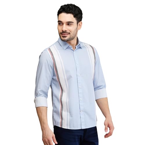 Image of Being Human Black Slim Fit Regular Collar Men's Shirt Clothing