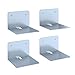 Produktbild Vicco Unsichtbares Bücherregal Ghost 4er Set Wandregal Regal Metall Buchregal