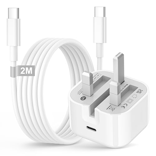 iPhone 16 15 Charger Plug and Cable [Apple MFi Certified] 20W USB C Charger with USB C Cable Fast Charge for iPhone Air/17/17 Pro/17 Pro Max/16/16 Plus/16 Pro/16 Pro Max/15 Plus/15 Pro/15 Pro Max