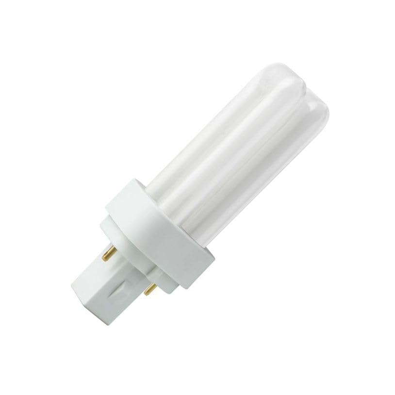 Lighto Dulux D 10W Lampe - 827 Sehr Warmweiß - 2-Pin - 600 Lumen - 2700K - Ø26mm - 1 Stück